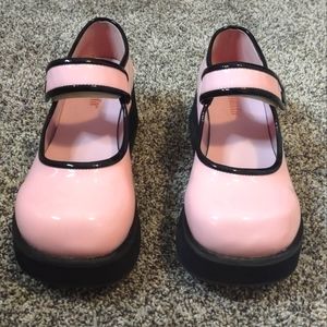 Demonia Platform Mary Janes size 9
